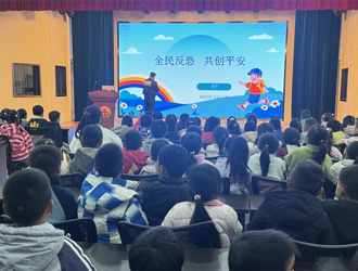 反恐演练进校园 安全“童”行护成长